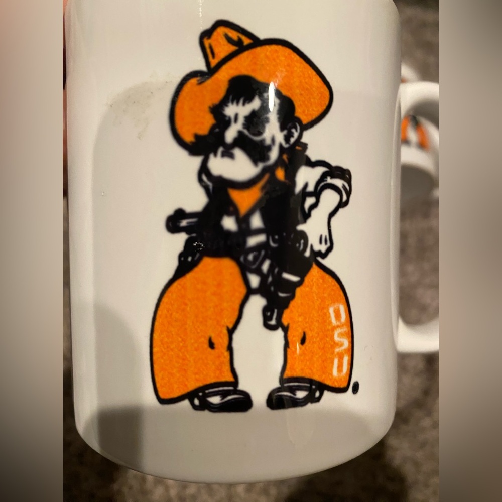 Oklahoma State, Pistol  Pete, coffee cups